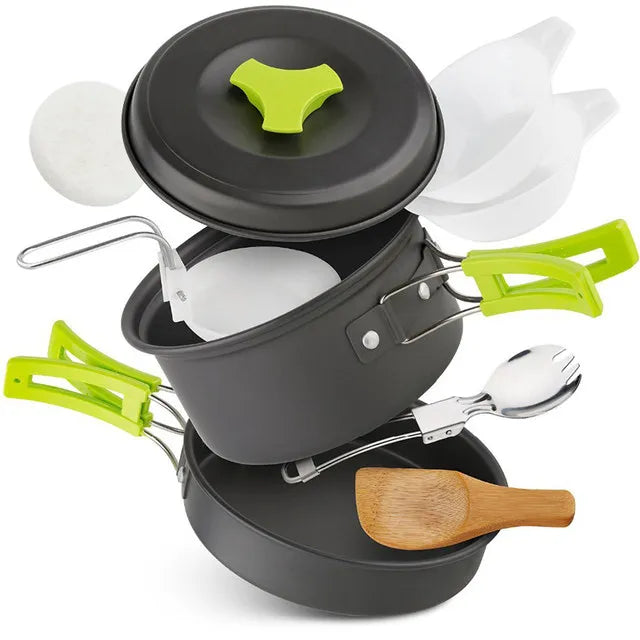 12-Piece Adventure Camping Cookware Set OrraWild