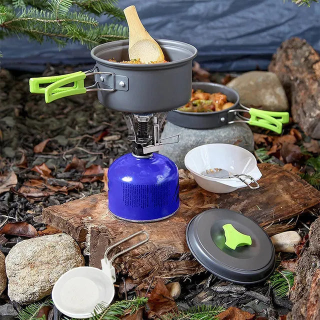 12-Piece Adventure Camping Cookware Set OrraWild