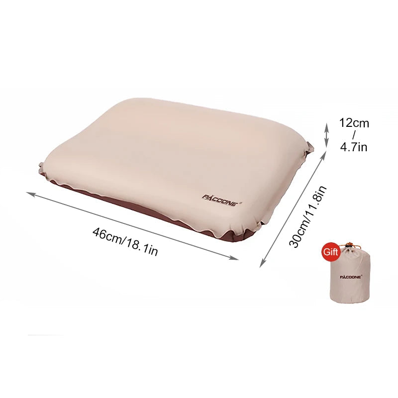 PACOONE Self-Inflating Camping Pillow OrraWild