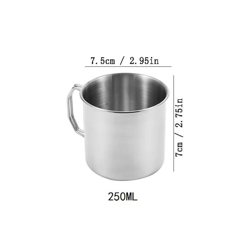 Stainless Steel Carabiner Camping Mug OrraWild