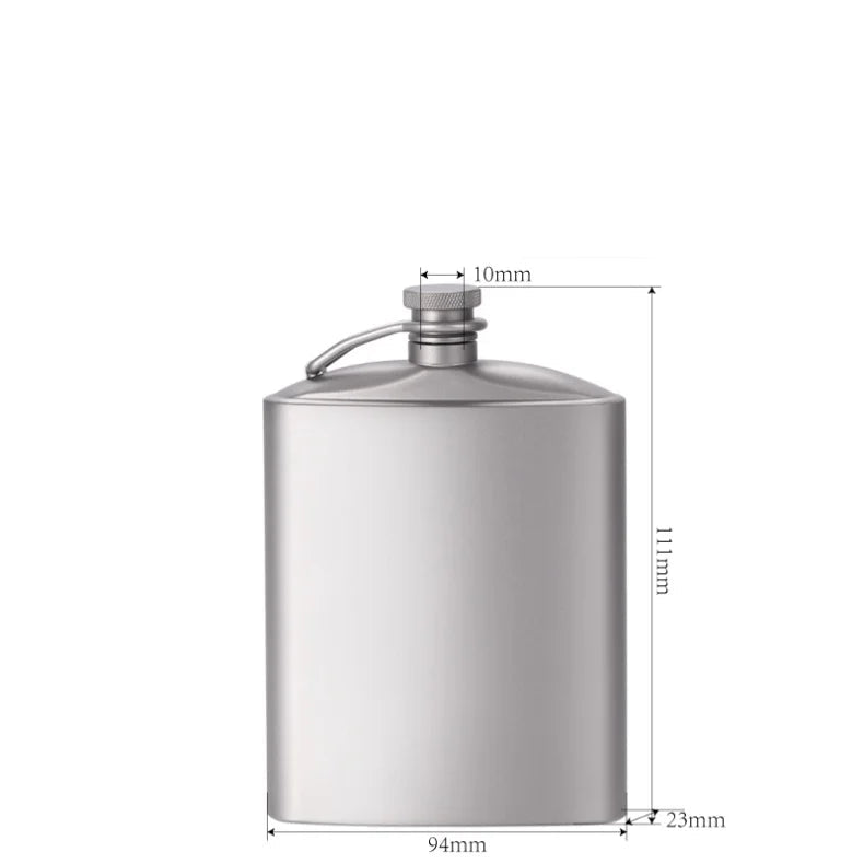 Tiartisan Titanium Hip Flask with Funnel OrraWild