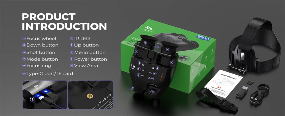 GTGUARD N4 Night Vision Binoculars OrraWild