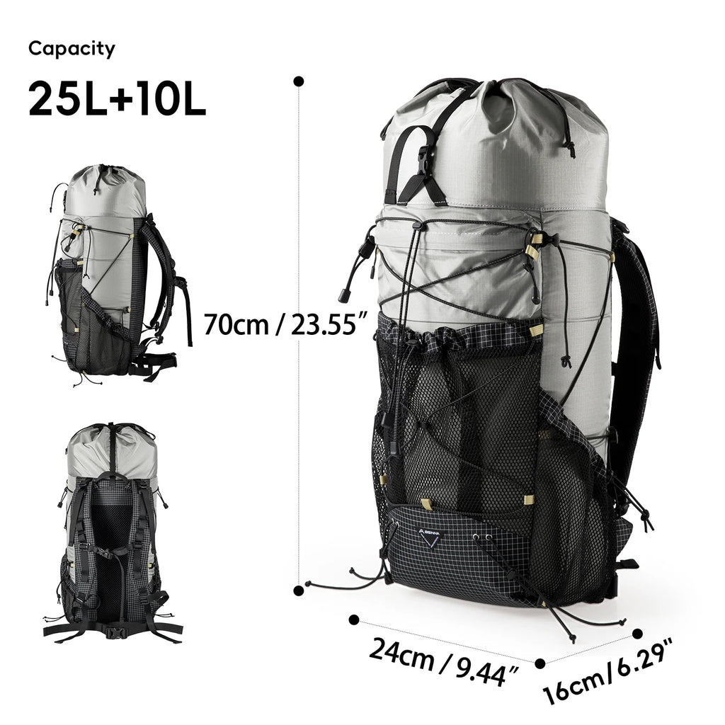 BISINNA 35L Ultralight Hiking Backpack OrraWild