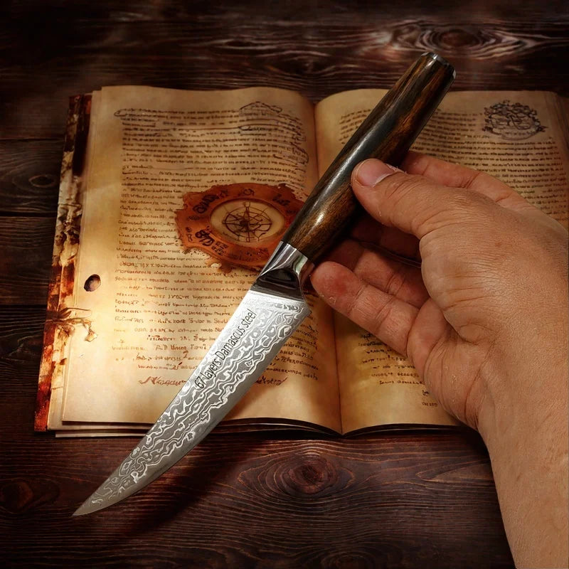 Damascus Knife OrraWild