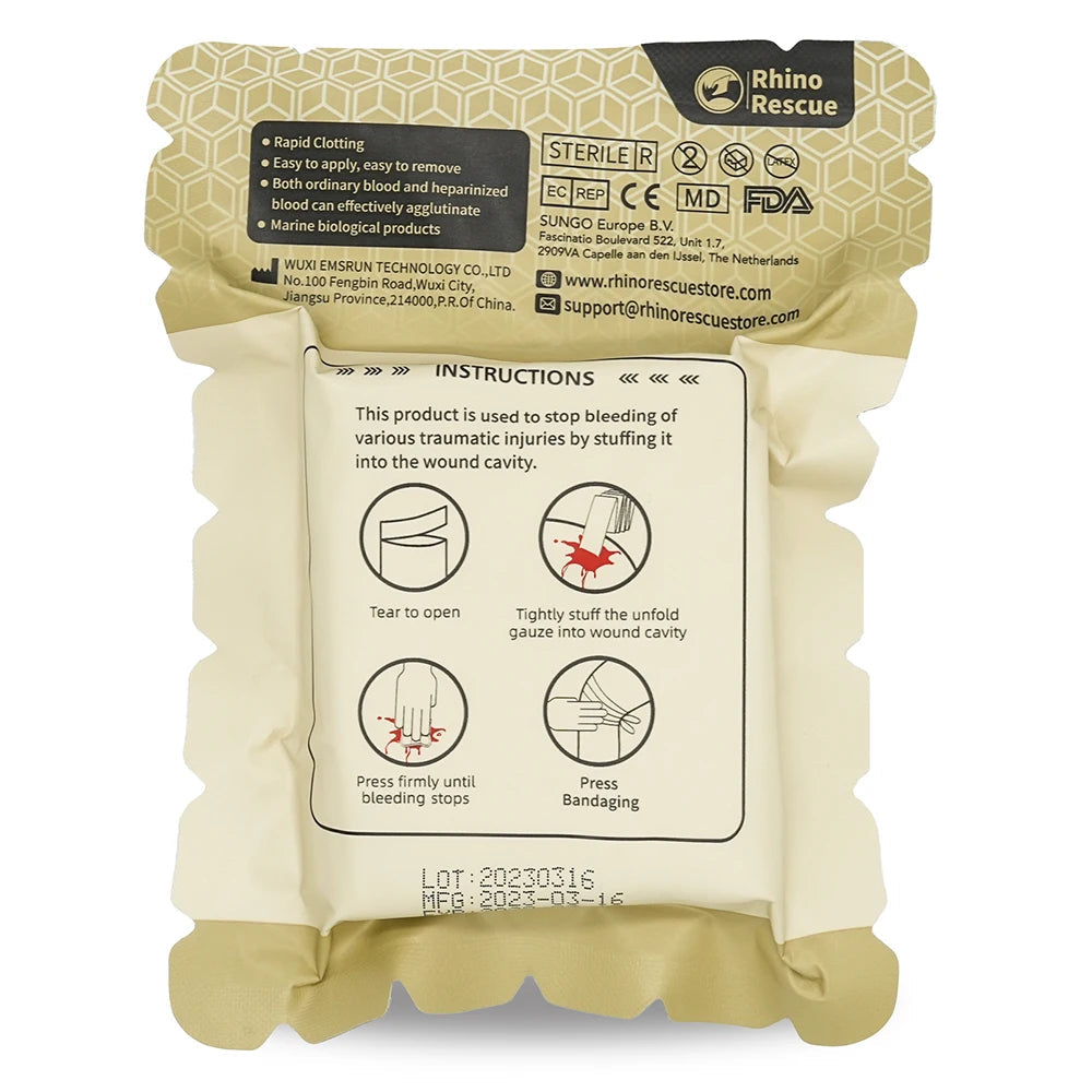 Chitosan Hemostatic Gauze OrraWild