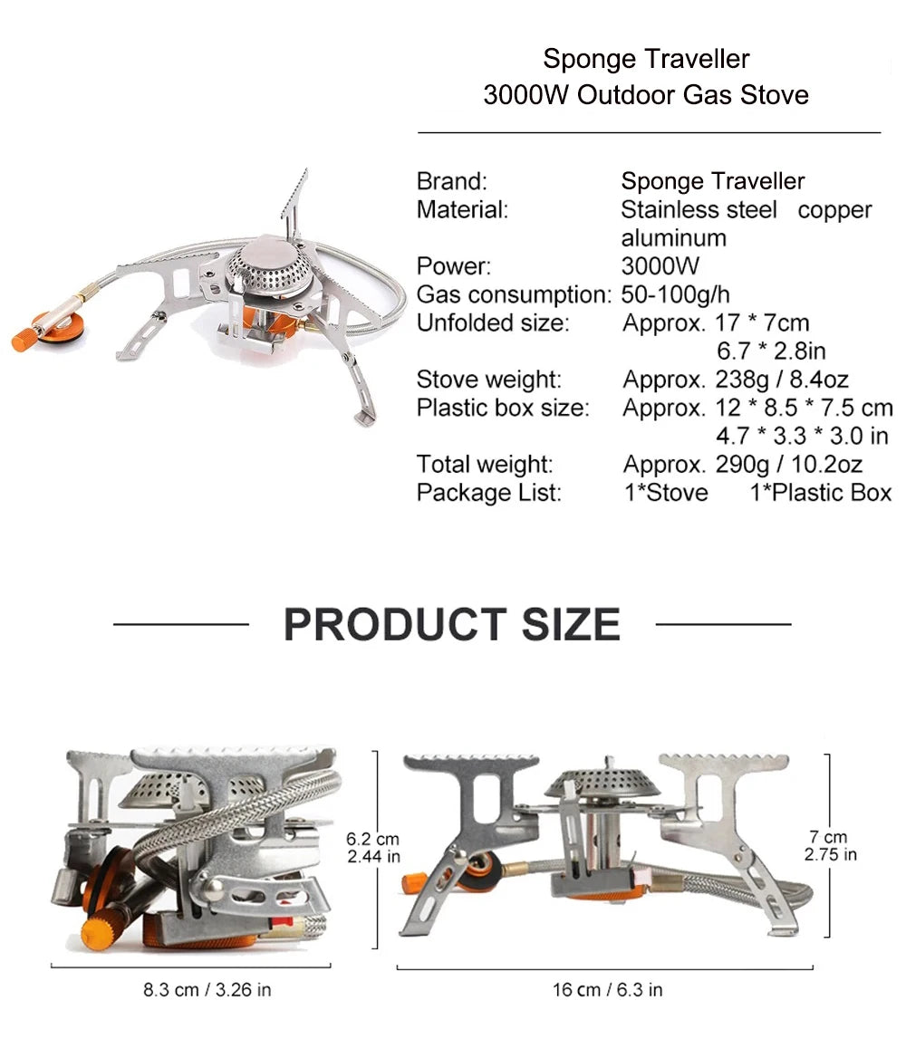 Portable Camping Gas Stove OrraWild