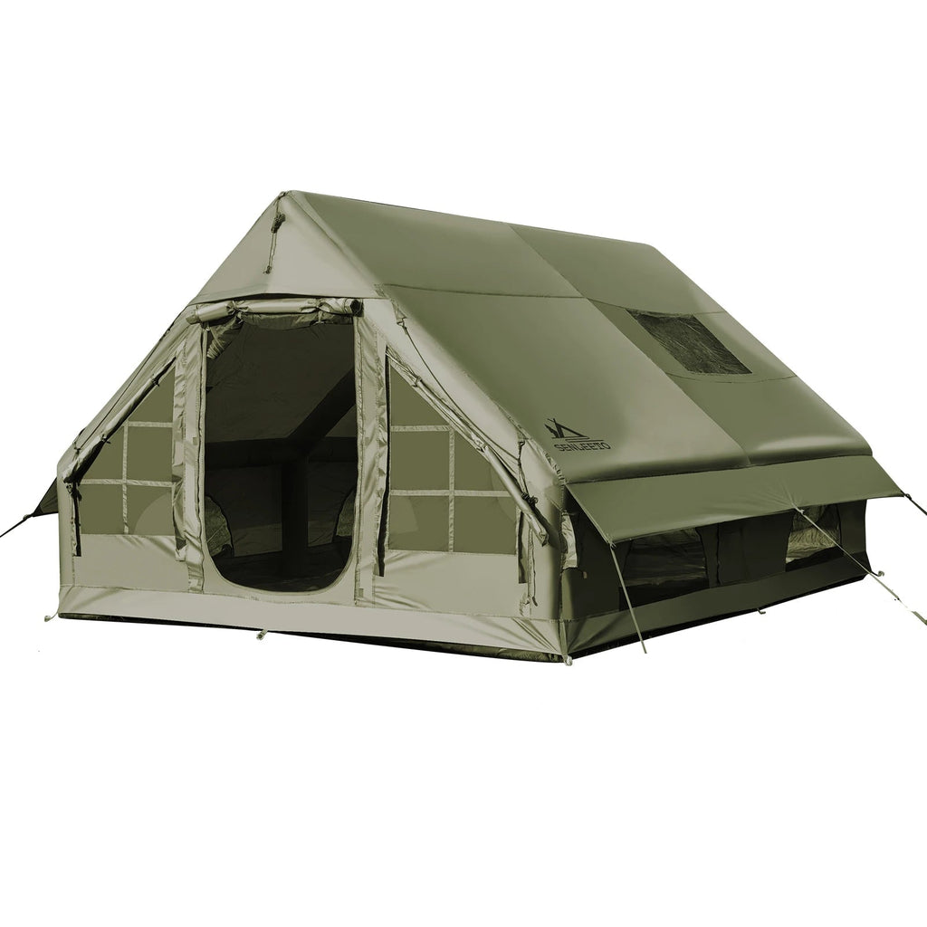 Army Green Inflatable 4-Season Tent OrraWild