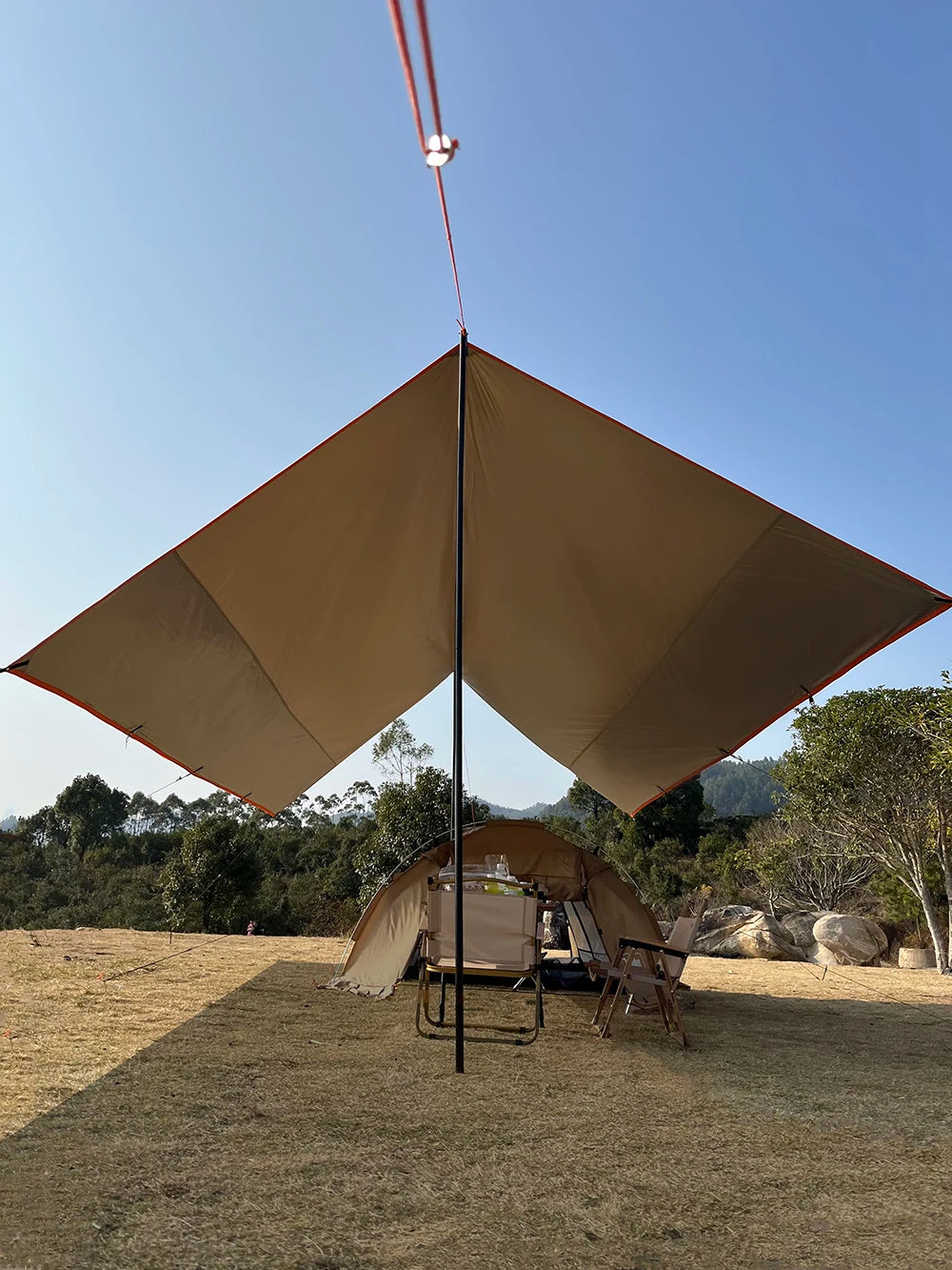 Large Oxford Camping Tarp OrraWild