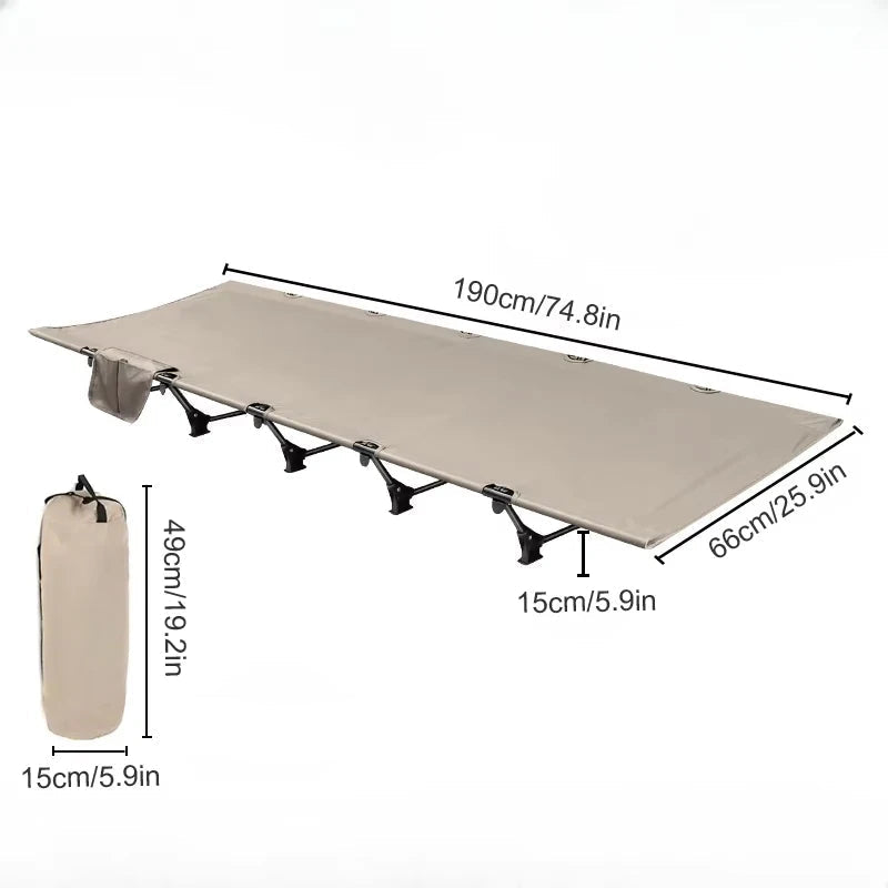 WESTTUNE Portable Folding Camping Cot OrraWild