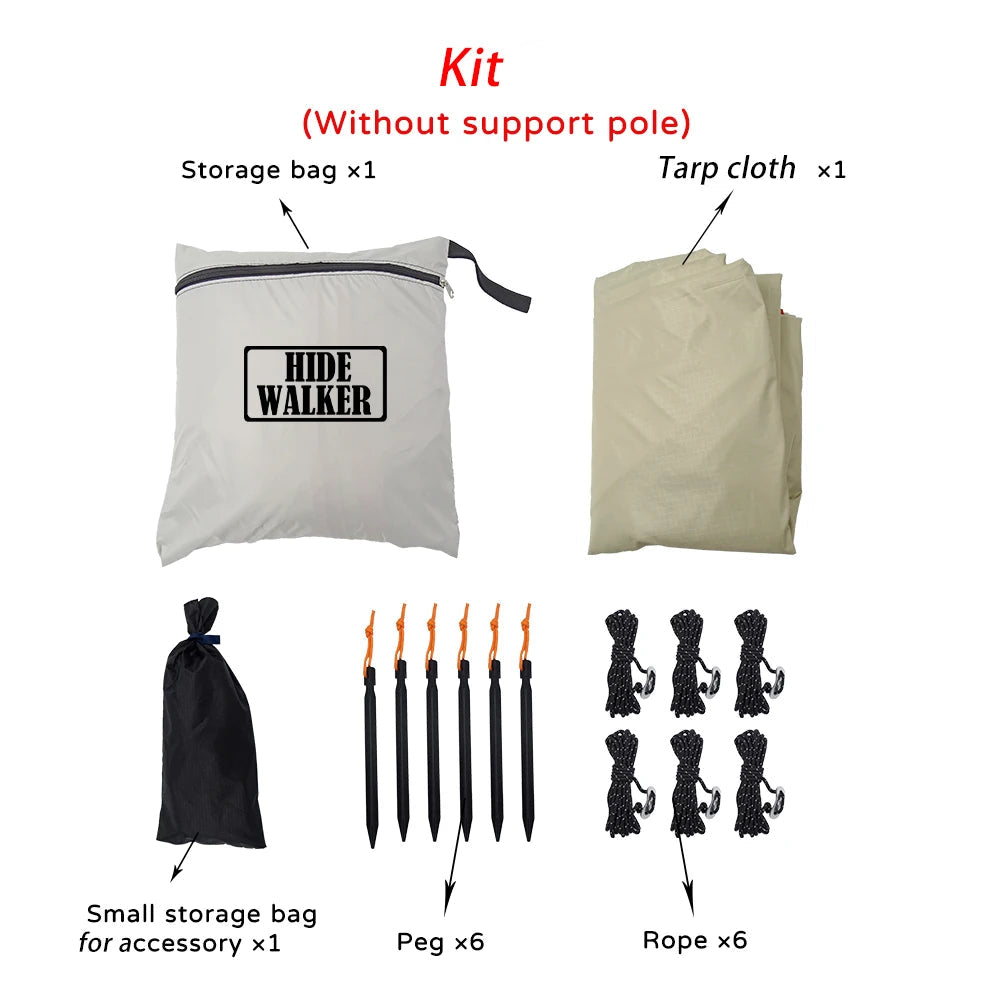 Coated Camping Tarp OrraWild