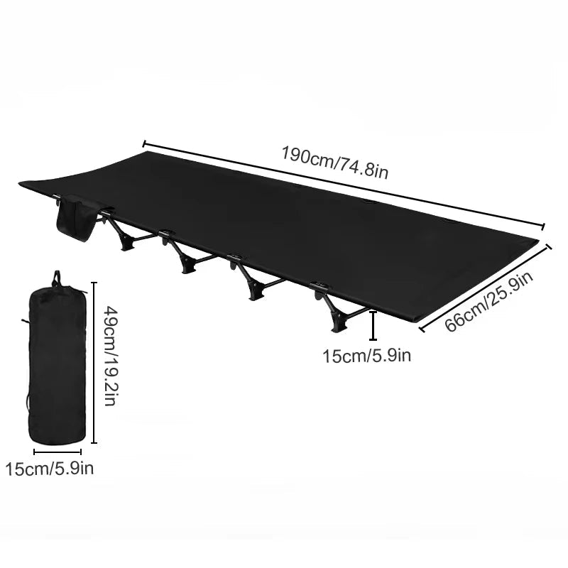 WESTTUNE Portable Folding Camping Cot OrraWild