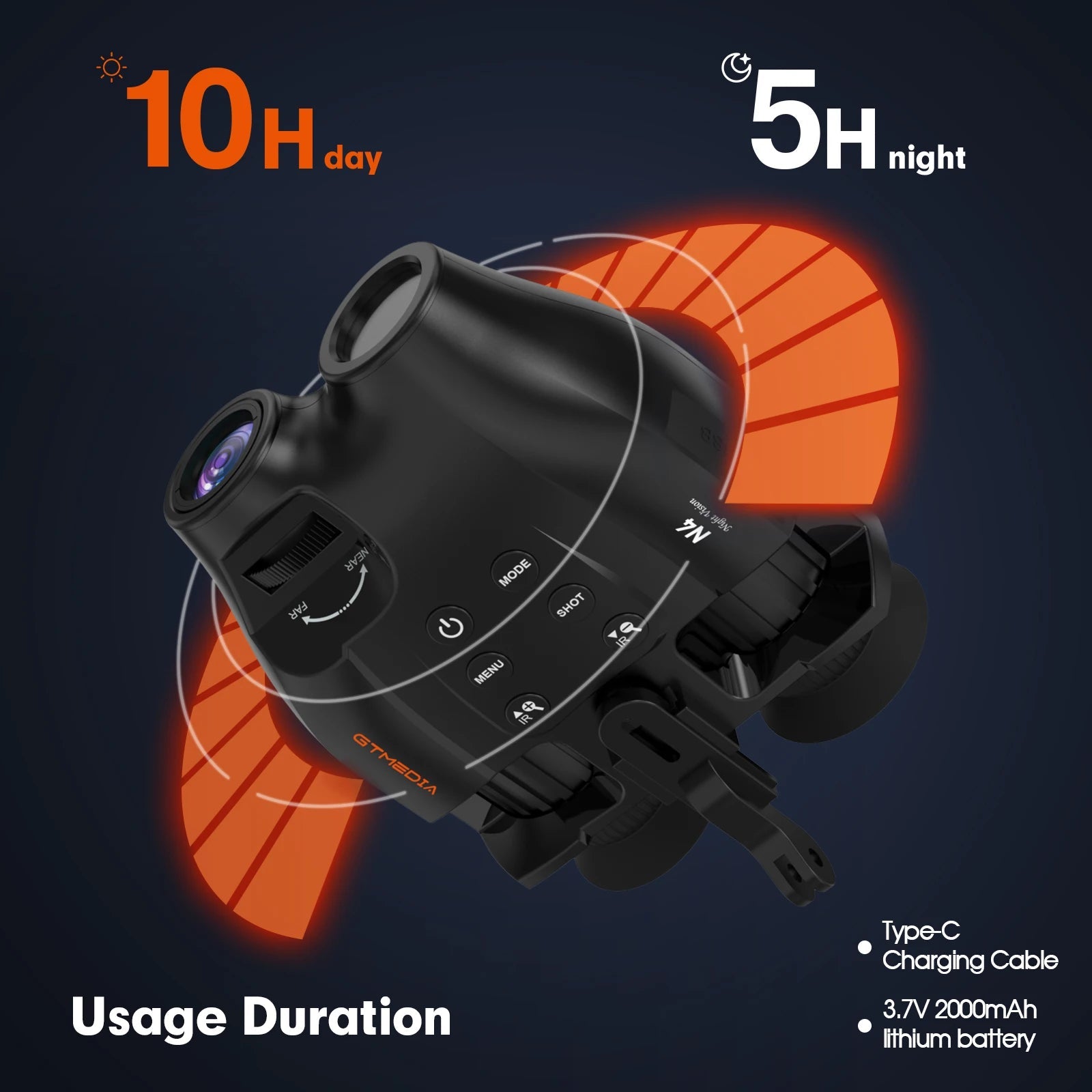 GTMEDIA N4 Night Vision Binoculars OrraWild