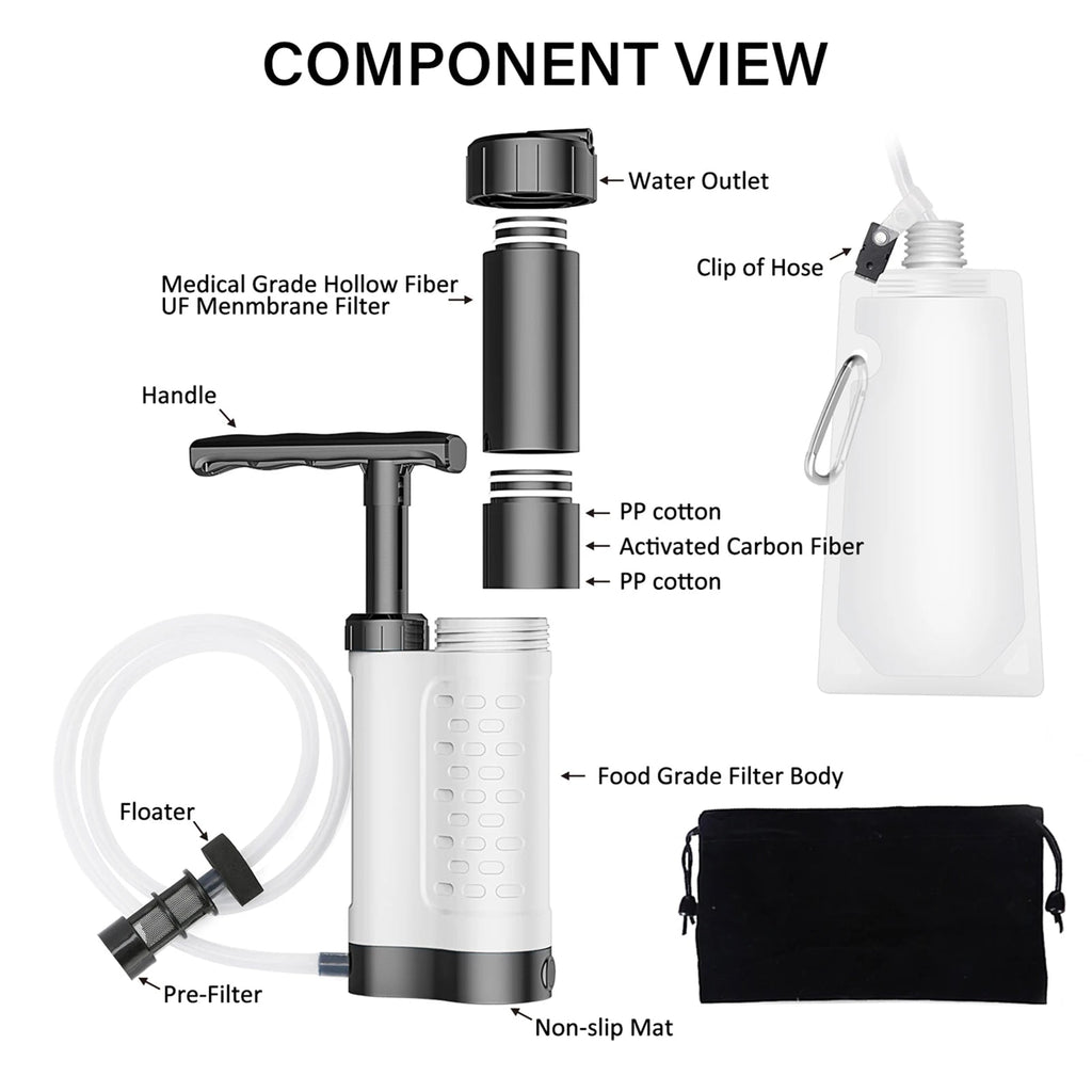 Portable Water Purifier Pump OrraWild
