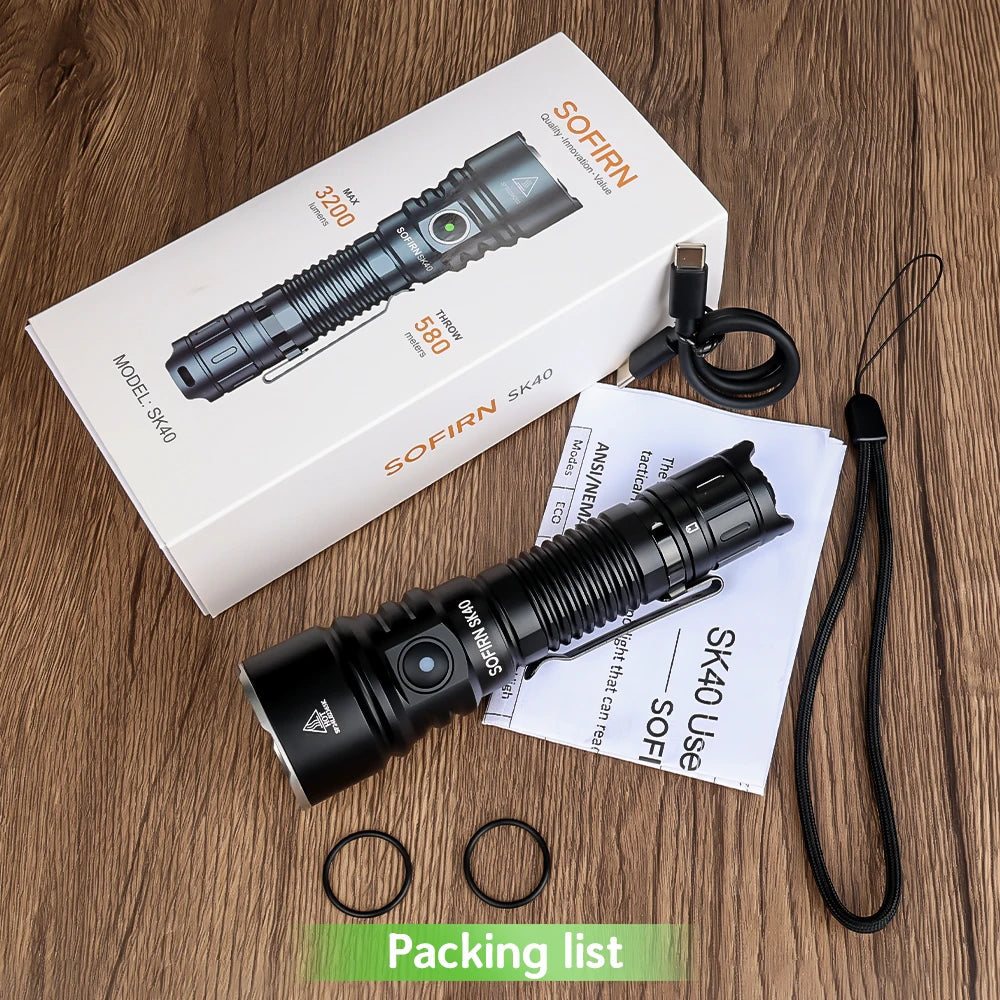 Sofirn SK40 Tactical Flashlight OrraWild