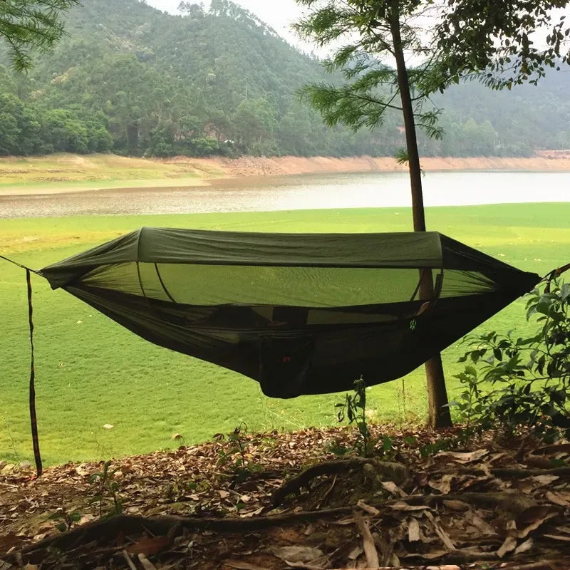 Portable Camping Hammock with Mosquito Net OrraWild